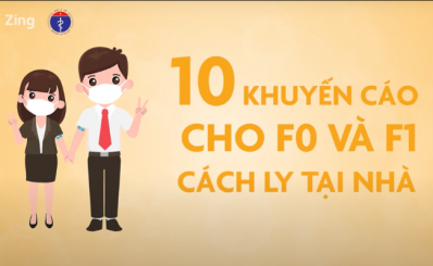 ĐIỀU KHUYẾN CÁO KHI CÁCH LY F0, F1 TẠI NHÀ